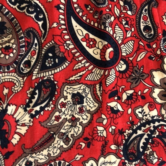 Flying Tomato Boho Paisley Embroidered Red Dress Size S - Picture 11 of 12